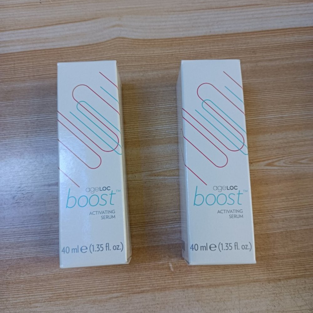 2 of Nu Skin NuSkin ageloc boost activating serum  + Nuskin pouch # 164